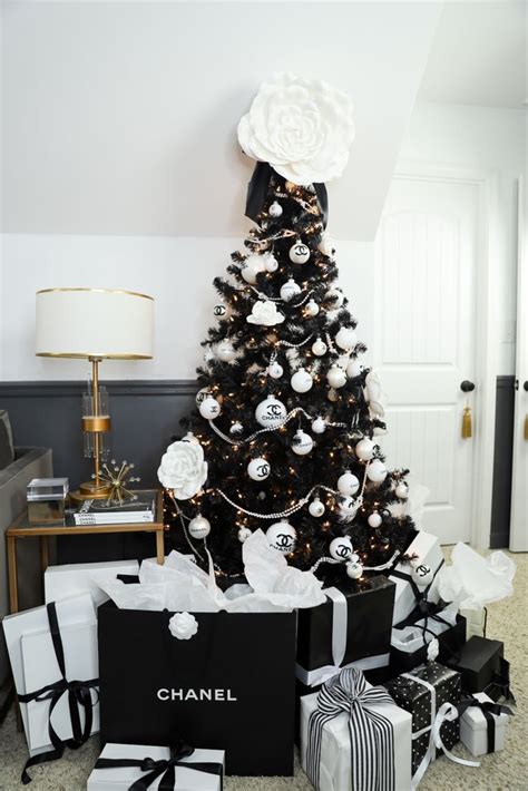 christmas tree chanel|designer inspired Chanel christmas tree.